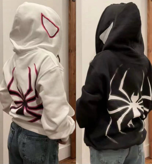 European Halloween Personalized Men's and Women's Hoodies and Hoodies Couples Large Spider Man