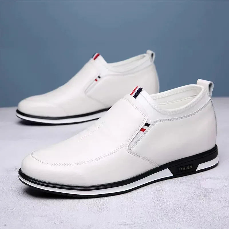 Zapatos Casual de Cuero para Hombre, Mocasines  Cómodos y Elegantes,