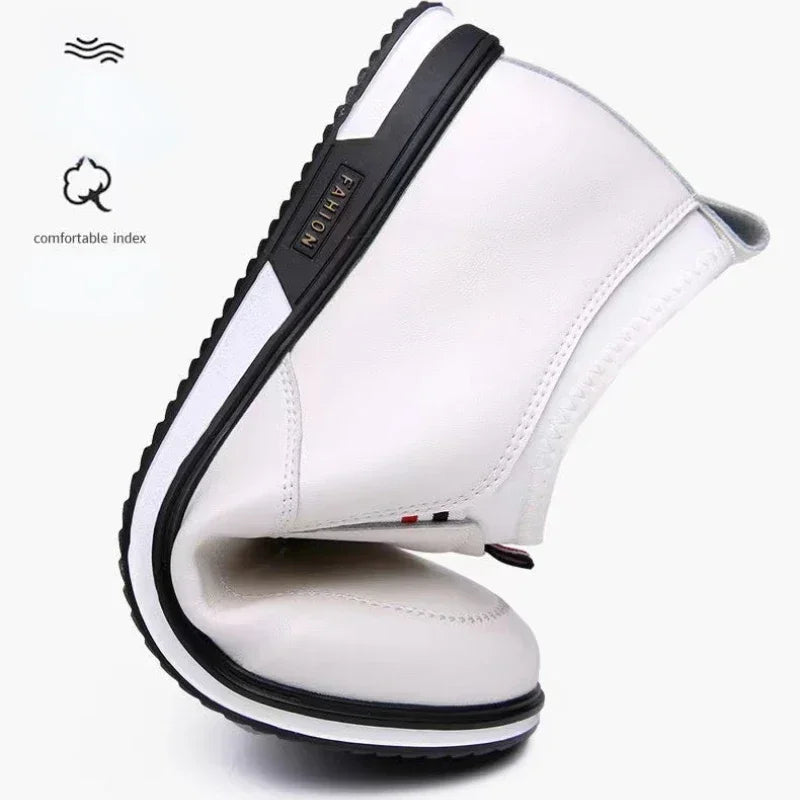 Zapatos Casual de Cuero para Hombre, Mocasines  Cómodos y Elegantes,